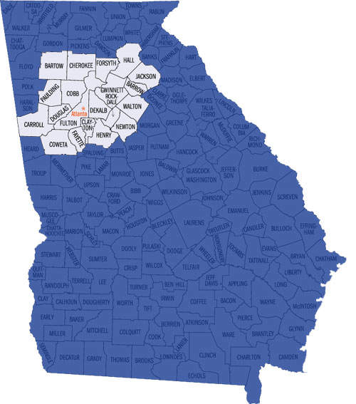 Georgia State Map